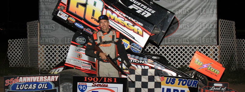 Steve Poirier Tops Huge Lucas Oil ESS Field at Land of Legends